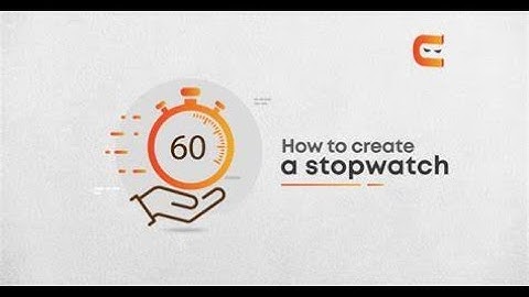 Build a Stopwatch Application From Scratch   Android Studio Tutorial