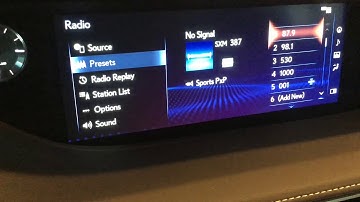 Learn About Lexus (Generation 10) Radio Presets