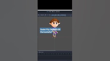 Godot: Flip Skeleton2D 🦴 Horizontally #godot4 #shorts #godotengine