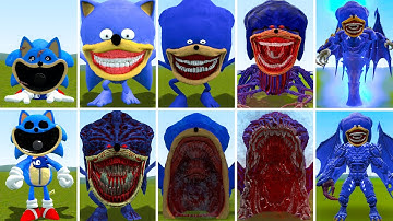 EVOLUTION OF ALL NEW SONIC SMILING CRITTERS POPPY PLAYTIME CHAPTER 3 In Garry