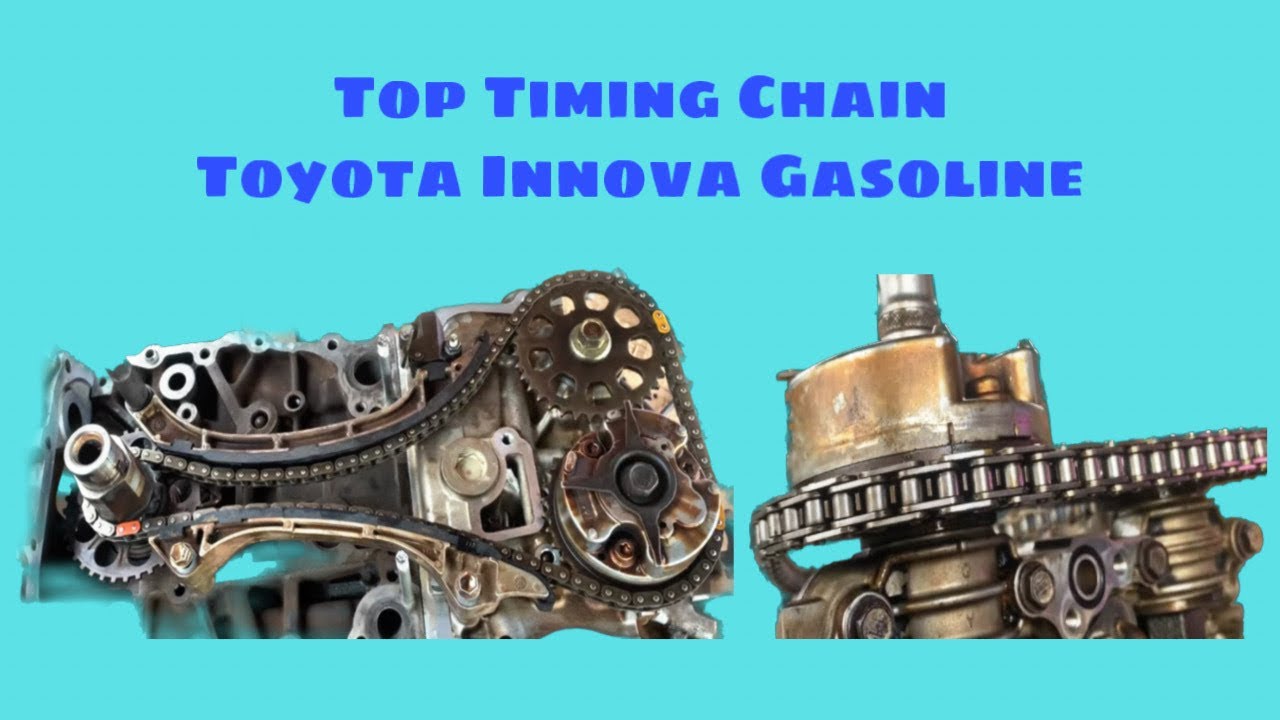 How to set top timing chain toyota innova gasoline / Cara memasang top