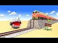 【踏切アニメ】あぶない電車 TRAIN Vs THOMAS AND FRIENDS🚦 Fumikiri 3D Railroad Crossing