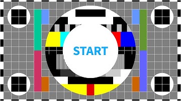 countdown start to 2 smpte test pattern