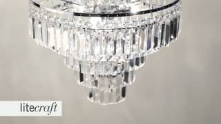 Vasca Crystal Bar Bathroom Chandelier | Litecraft - Lighting Your Home