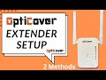 Opticover Range Extender Setup- 2Methods | How to Connect Opticover Extender