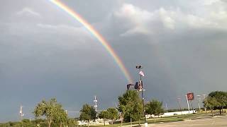 AMAZING Double Rainbow in Tx