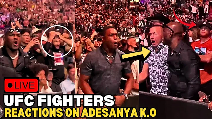 UFC Fighters Live Reactions On Israel Adesanya Knocking Out Alex Pereira (Kamaru, GSP, Hill & More)