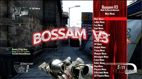 [PS3] Bossam V3 Black Ops 2 GSC Mod Menu [1.19]