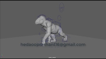 Gorilla Walk, Run Animation