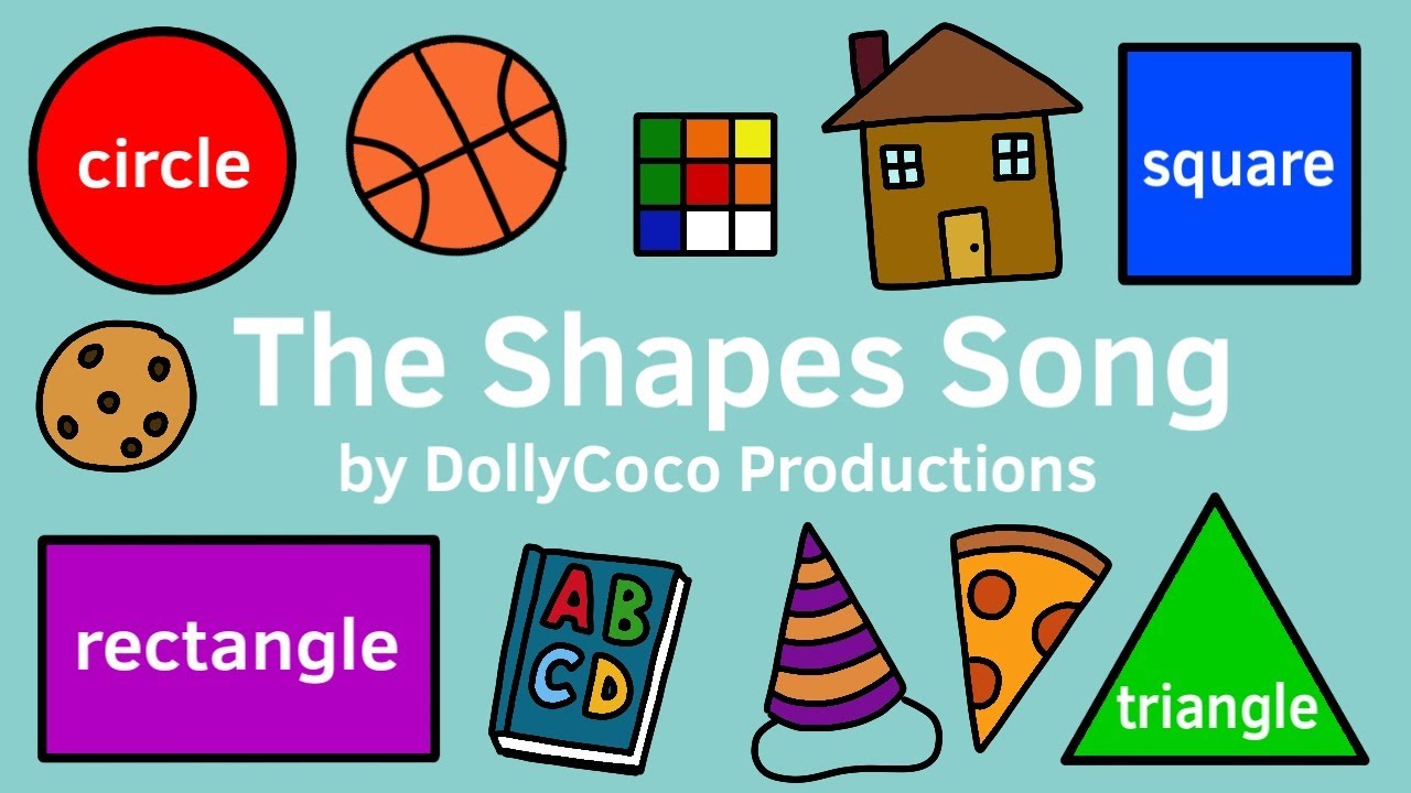 The Shapes Song for Kids 🔺⚪⬛ | Learn Shapes Fast with Fun Music! | DollyCoco