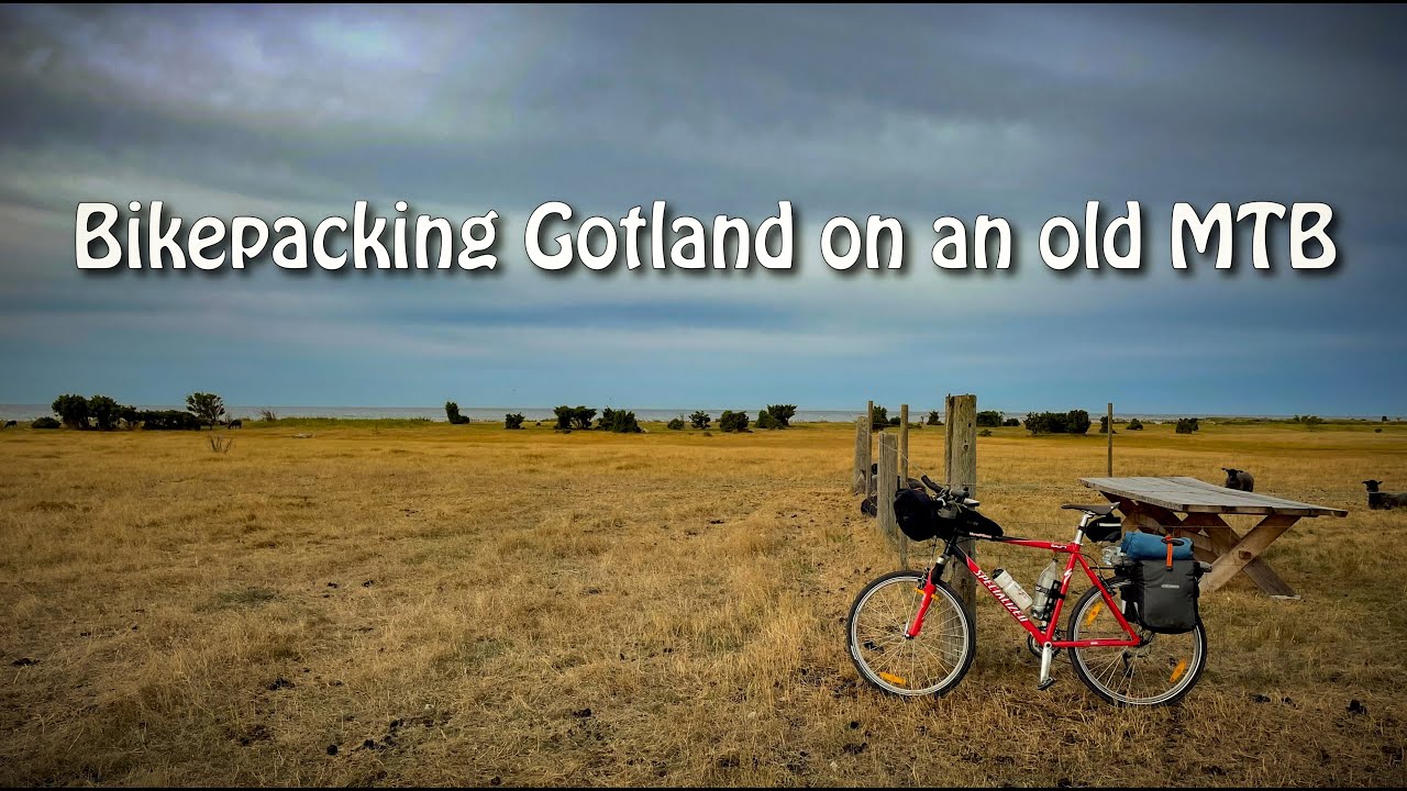 Bikepacking Gotland on an old Mountainbike