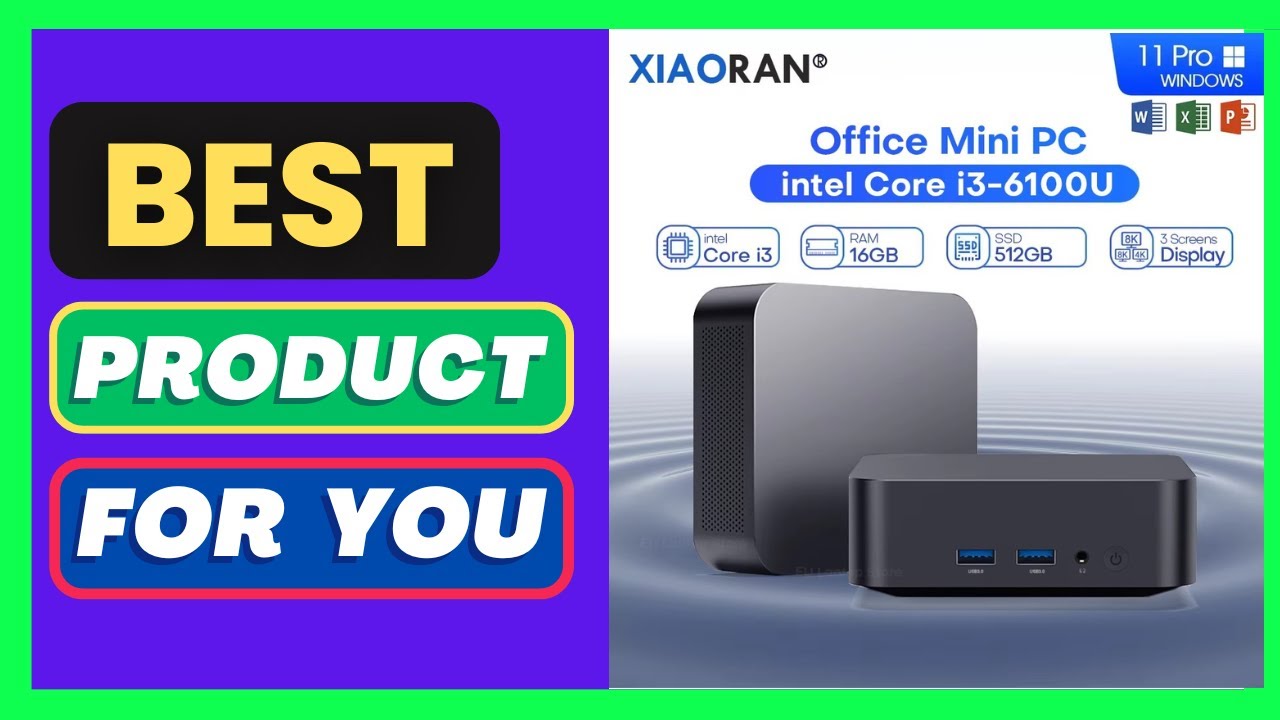 Protable Mini PC Computer Windows 11 Pro intel Core i3 6100U