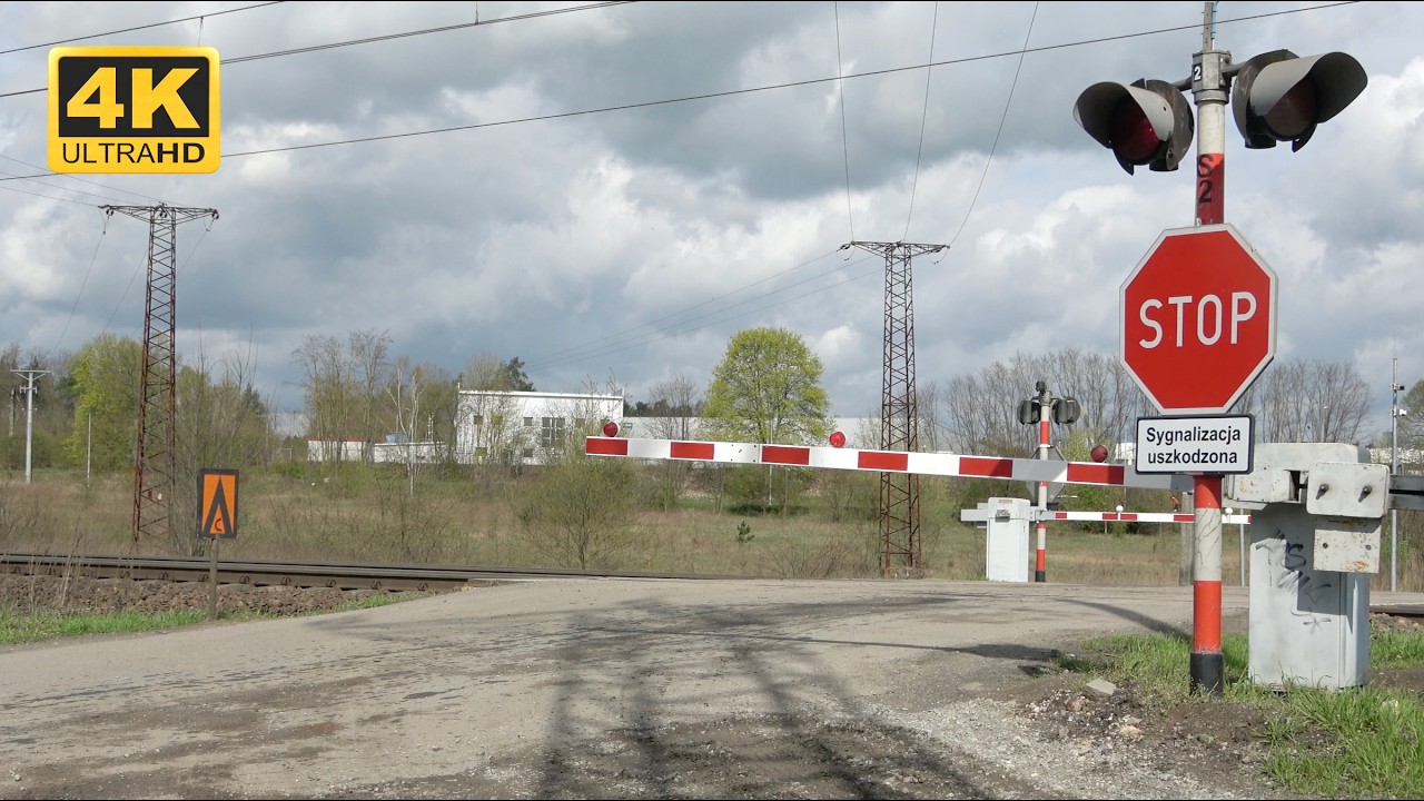 Przejazd Kolejowy - Świebodzin | Railroad Crossing ★ 4K ★