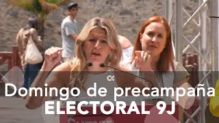 Domingo de precampaña electoral cara a las elecciones del 9 de junio