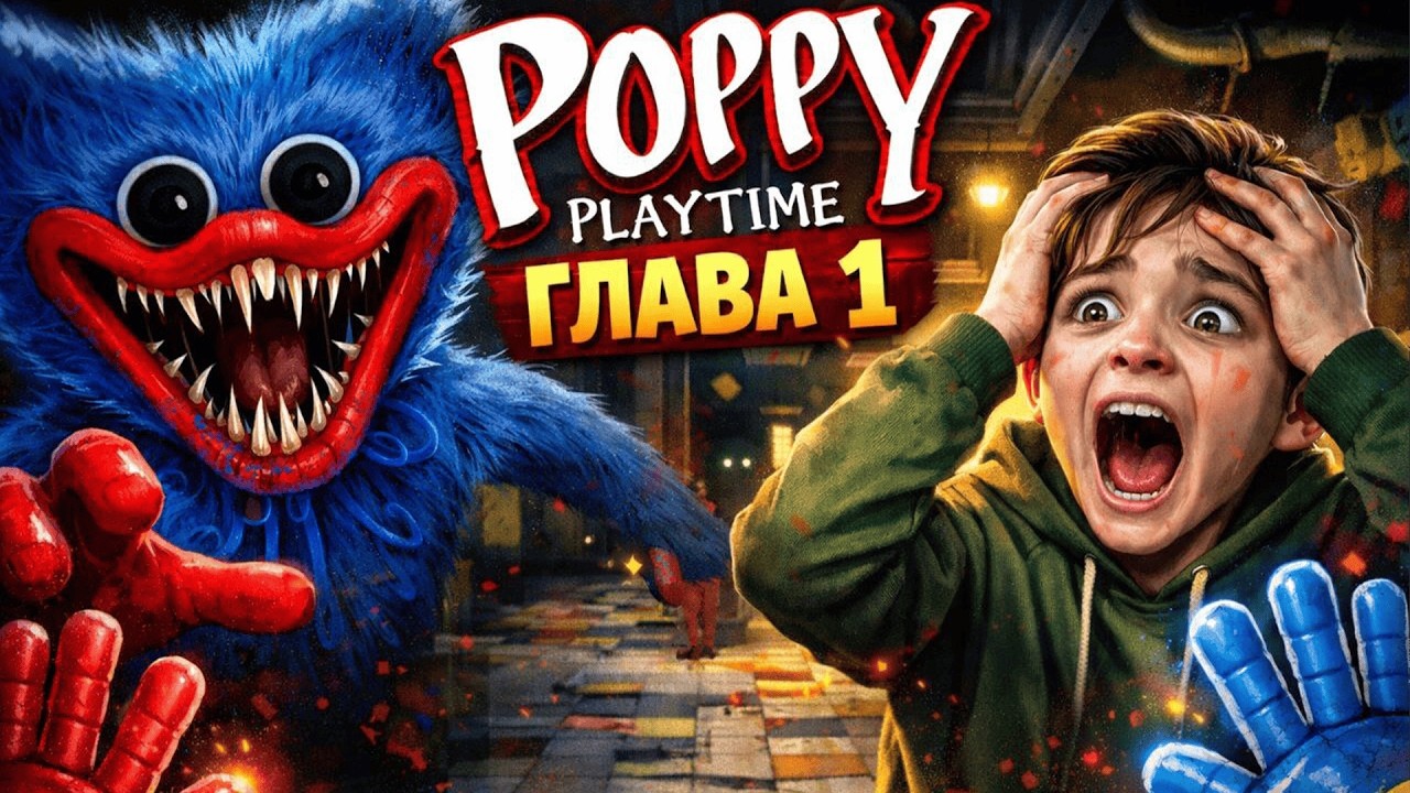 Poppy Playtime ,но я очень тупой