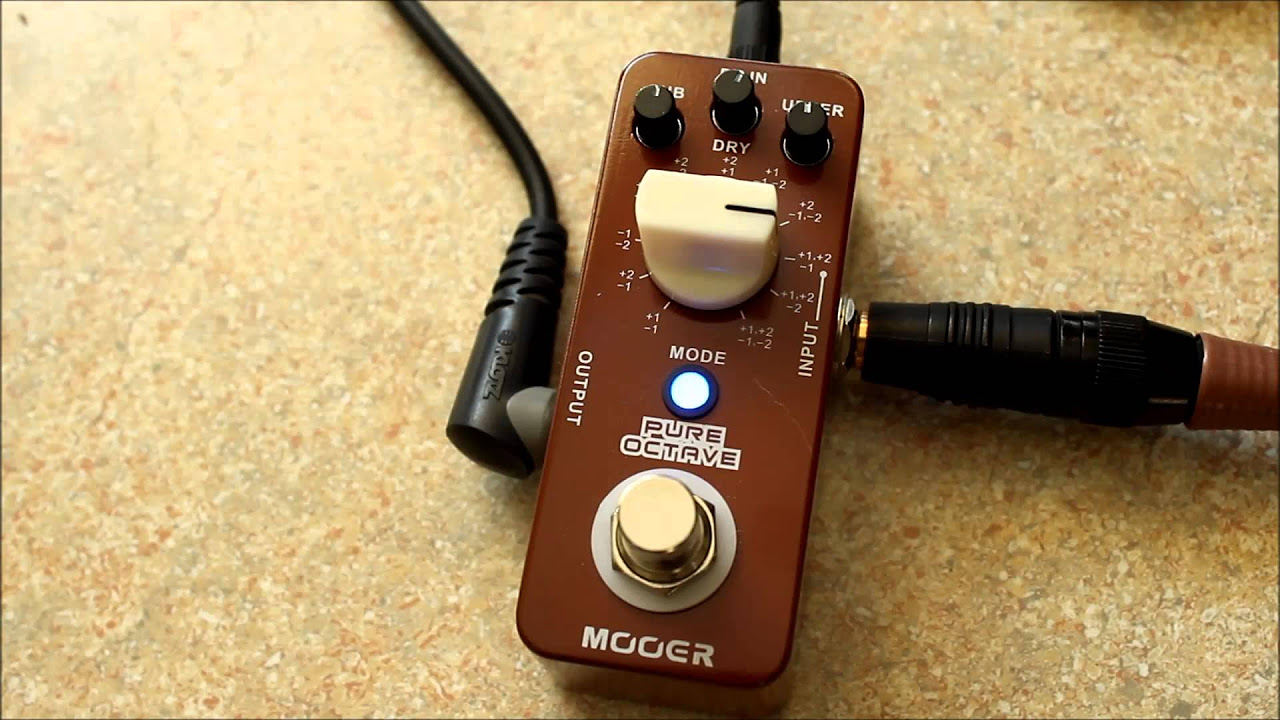 Mooer Pure Octave MOC-1 gitara & bas - YouTube