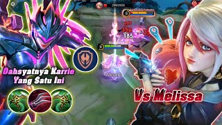 INILAH KEKUATAN KARRIE YANG SEBENARNYA ! MELISSA PUN AUTO TERBANTAI HABIS HABISAN - MOBILE LEGENDS