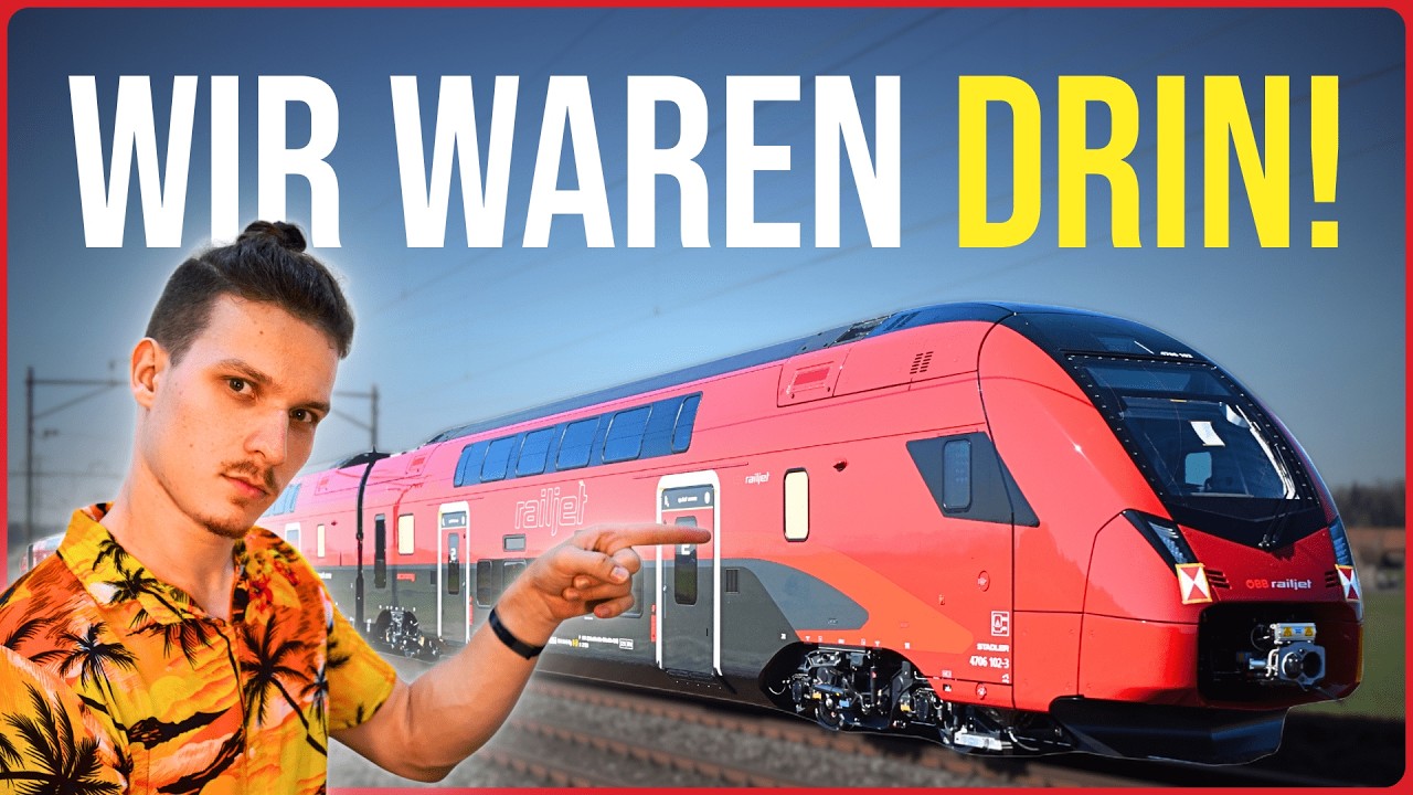 Neuer Doppelstock-Railjet vorgestellt