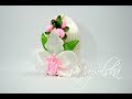 Писанка з орхідеями канзаши. Пасхальное яйцо с орхидеями своими руками. Easter egg kazashi