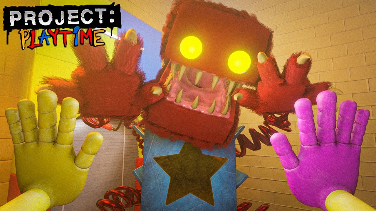 BOXY BOO TRYING TO GET ON THE TRAIN PROJECT PLAYTIME - YouTube