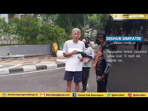 Thumbnail Dinas Perhubungan Kabupaten Bojonegoro melakukan simpatik cegah covid 19