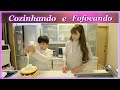 Fazendo bolo com meu filho! Parece que bolo envenenado virou moda... 😱