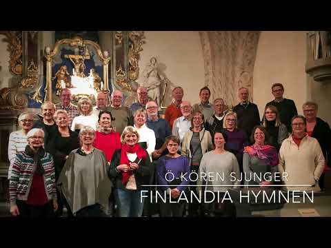 Ö-kören sjunger Finlandiahymnen