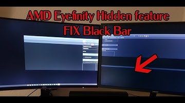 AMD EYEFINITY BLACK BAR PROBLEM FIX | DIFFERENT RESOLUTION MAKE ONE MONITOR OUT OF TWO OR MORE 2023
