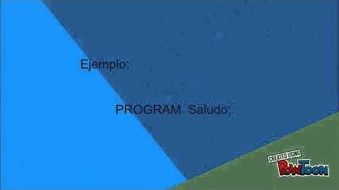 Estructura del programa - Pascal