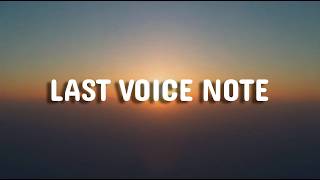 Last Voice Note 💔 Emotional English Song | Sad Love Message Track screenshot 2
