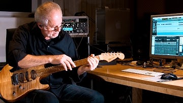 Erlend Krauser performs with the #KemperProfiler and a Charvel Guthrie Govan San Dimas Flame