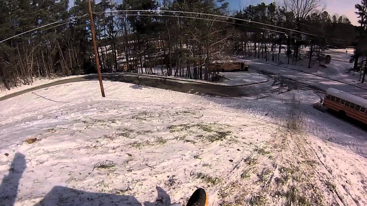 Atlanta's Winter Storm Leon footage YouTube