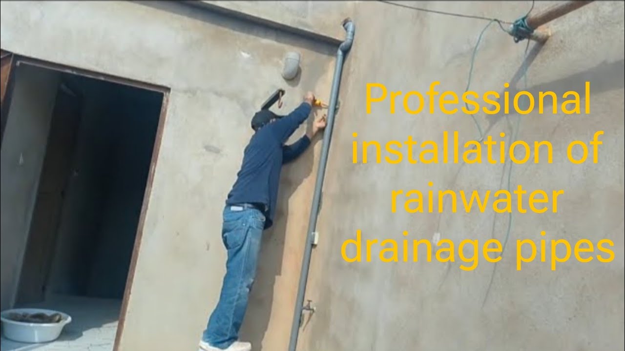 Профессиональная установка водосточных труб