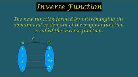 Inverse Function || Functions || Class 10 || O. Maths