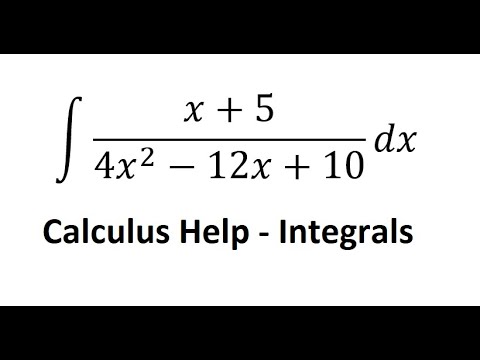 Calculus Help: Integral ∫ (x+5)/(4x^2-12x+10) dx - Integration by