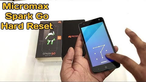 Micromax Spark Go Q409A hard reset and unlock pattern lock Android Oreo Go edition