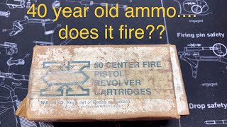 Celebrity 40 + year old ammo...  will it fire?? Wealth