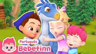 Ep128 Velociraptor Canção De Dinossauro Bebefinn Em Português - Canções Infantis