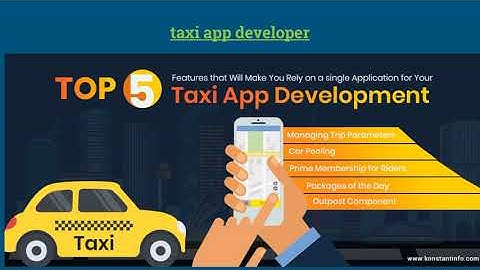 taxi app developer