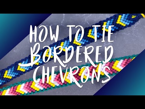 How to Make: Bordered Chevron Bracelets