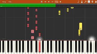 The usual suspects  - Piano theme Synthesia - John Ottman