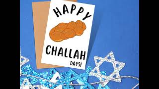 Hanukkah Gifts Handmade, Personalized Hanukkah Gifts, Happy Challah Days, 8 Days of Hanukkah Gifts