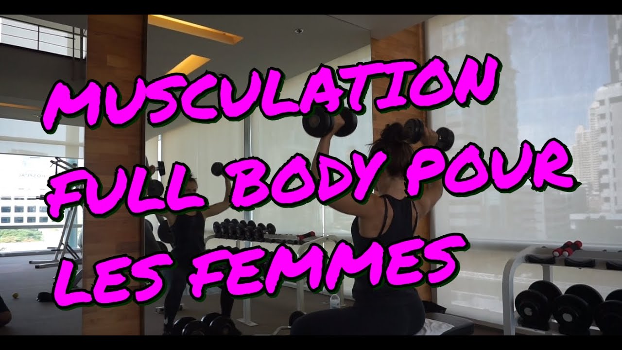 MUSCULATION Séance FULL BODY prise de Masse Musculaire & Force avec HALTÈRES pour les FEMMES
