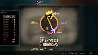 [DJMAX RESPECT V] Hell'o - Pan 6B HD PERFECT PLAY 100.00%