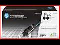 HP 143A Toner Cartridge Kit: Save More with Easy Refills for Your Neverstop Laser Printer