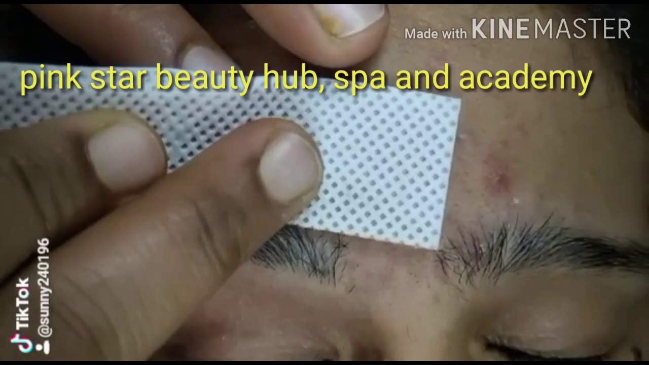 Eyebrows waxing, no more pain shorts😊😋😉 YouTube