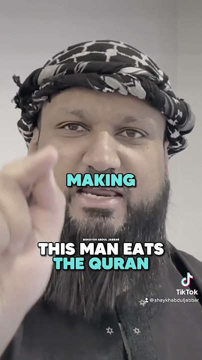 This man EATS the QURAN 😡…#Christian #muslims #islam #Quran #Bible #fyp