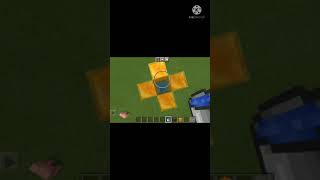 How to make very simple elevator with honey block ..#shorts....