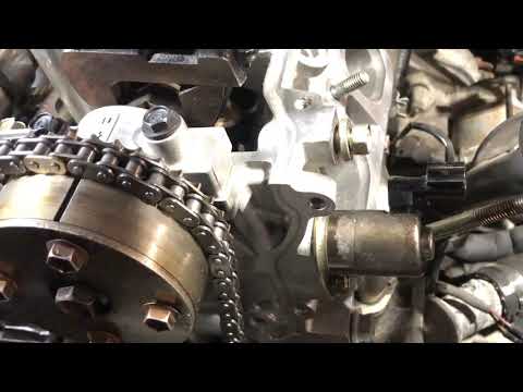 2zz engine timing chain Install - YouTube