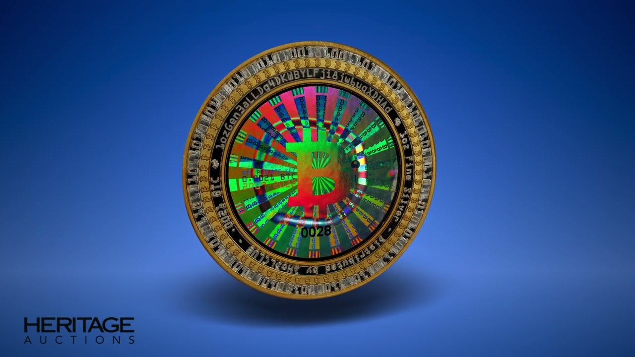 Cryptocurrency: 1HoDLCLUB partially gilt-silver Proof Loaded | Lot #30058 |  Heritage Auctions